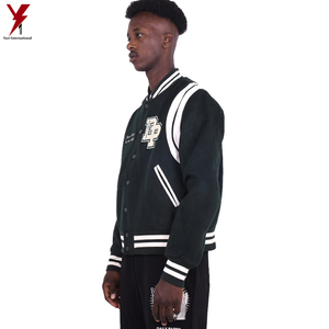 Nouveau haute qualité à la mode hommes Baseball laine corps lettre hommes varsity vestes prix de gros - Product Image 3
