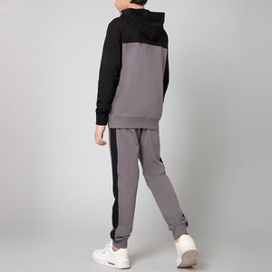 Conjunto Deportivo de Dos Piezas para Hombre, Cómodo y Flexible, con Capucha, 100% Algodón, para Invierno, con Pantalones de Pierna Ajustada - Product Image 5