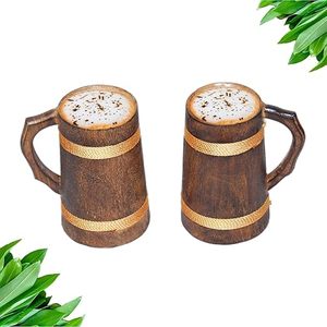 Sustainable Custom Wood Tumbler with Straw Wooden Cooffe <b>Mug</b> for Tea Lovers Bamboo Wooden Tea <b>Mug</b> at Cheapest Price - Product Image 3