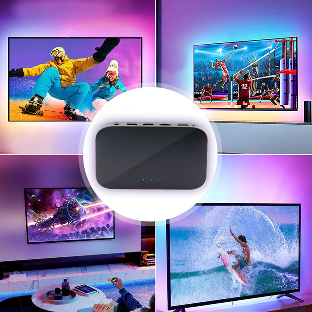 High Density USB LED TV Atmosphere BackLight with Dolby Vision 4K Synchronization Light Linkage