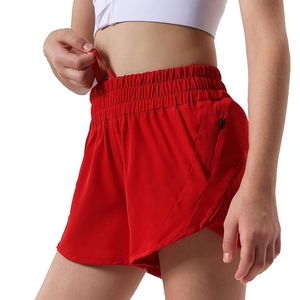 Vente en gros de shorts de sport pour femmes et adolescentes shorts de sport actifs avec poche zippée et doublure shorts jupes style - Product Image 5