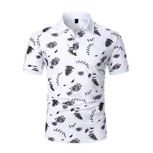 Nouveaux polos classiques pour hommes à séchage rapide, motif uni, toile, manches courtes, streetwear, vente en gros - Product Image 1
