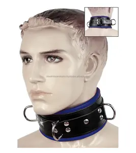 Fabricant et fournisseur en gros Collier en cuir de vache de haute qualité Bondage Gear Bdsm Kinky Leather Fetish Nick Fashion Collar