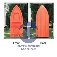 Bateaux en plastique de pêche solide de bateau de polyéthylène de 3.1m pour le divertissement avec le moteur hors-bord