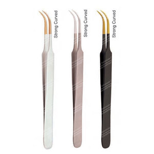 Pinces courbées solides pour les Extensions de cils - Product Image 1