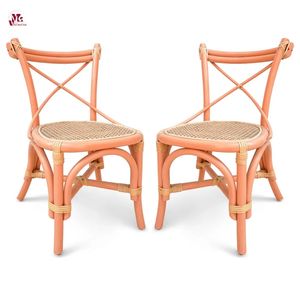Modern Rattan Kid's Dining <b>Chair</b> Rattan Lounge <b>Chair</b> Kid's Flower Armchair Rattan <b>Vintage</b> Kid's Furniture - Product Image 1