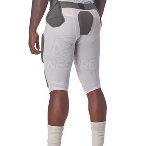 Short de football américain professionnel en gros avec coussinets absorbant les chocs et tissu respirant - Product Image 6