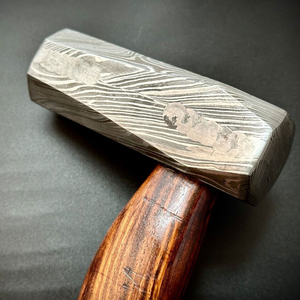 Damascus Steel <b>Hammer</b> Handmade New Design Professional with Wooden Handle Camping Use Hand Tool OEM DIY - Product Image 3
