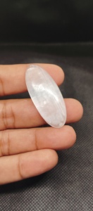 Piedra de Selenita Blanca Natural, Gema Suelta, Cristal de Curación Metafísica de Alta Calidad de la India - Product Image 4