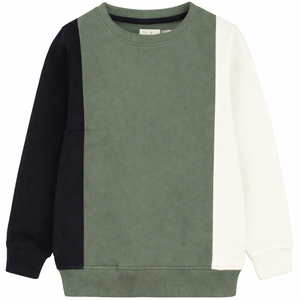 Sudadera Unisex de Bloques Tricolor con Cuello Redondo, Sudadera Personalizada de Alta Calidad para Hombre, para Uso Casual e Invernal - Product Image 1