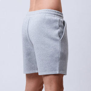 Pantalones Cortos de Felpa al por Mayor, Nuevo Diseño con Logotipo Personalizado, Pantalones Cortos Deportivos Largos con Cordones y Cintura Elástica para Hombre, Servicio OEM - Product Image 3
