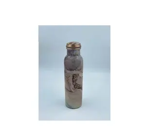 北欧设计铜饮料瓶手工高搪瓷返校运动饮料瓶有益健康