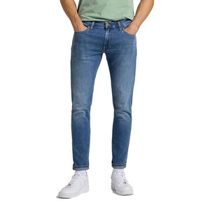 Jeans skinny droits de style vintage de meilleure qualité pour hommes, pantalons de couleur unie-Tarif de gros personnalisé - Product Image 5
