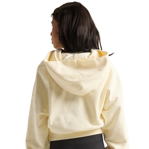 Sweat à capuche surdimensionné personnalisé haut court femmes femmes pull à capuche sweat décontracté hiver tricoté surdimensionné court - Product Image 6