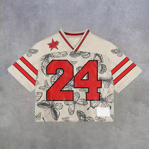 Maillot de football respirant en polyester, maillot de baseball de haute qualité pour hommes, maillot de football respirant à impression personnalisée, nouvel arrivage - Product Image 3