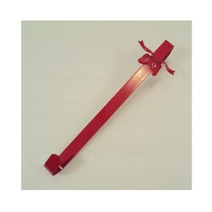 Cintre de guirlande en métal rouge d'arbre de Noël pour le crochet de guirlande de Noël décoratif de porte d'entrée - Product Image 3