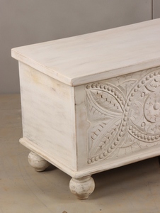 Caja de Almacenamiento de Madera para Sala de Estar, Dormitorio, Muebles para el Hogar, Baúl de Almacenamiento Multifuncional con Gran Capacidad y Decoración - Product Image 4