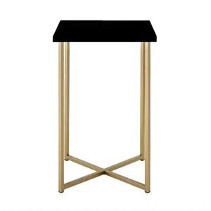 Table basse noire décorative pratique, moderne, du milieu du siècle, facile à assembler - Product Image 3