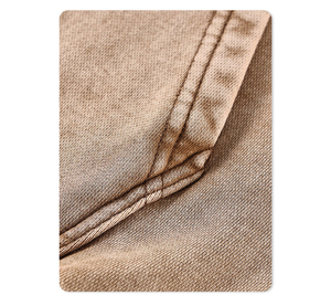 Sweat à capuche pour homme grande taille 400gsm, poids lourd, surdimensionné, imprimé délavé à l'acide, polaire unie vintage en vrac pour vêtements d'automne - Product Image 5