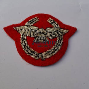 ตราสัญลักษณ์ปักดิ้นเงิน 3 มิติ คุณภาพสูง ผลิตตามสั่ง พร้อมตัวล็อคแบบผีเสื้อ สำหรับชุดยูนิฟอร์มและเสื้อแจ็คเก็ต - ผ้าแคนวาสเกรดพรีเมียม - Product Image 4