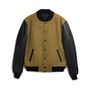 แจ็กเก็ตเบสบอลแบบลำลองแจ็กเก็ตใส่ได้ทั้งชายและหญิงดีไซน์ตามสั่ง - Product Image 4