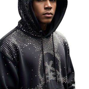 Sweat-shirts à capuche unisexes en molleton 100 % coton, coupe oversize, grammage lourd, personnalisables avec logo, écologiques, avec poches – Vente en gros - Product Image 1