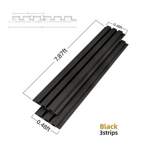 แผ่นผนัง WPC PVC ลายไม้กันน้ำสำหรับผนังพื้นหลังกลางแจ้ง - Product Image 6