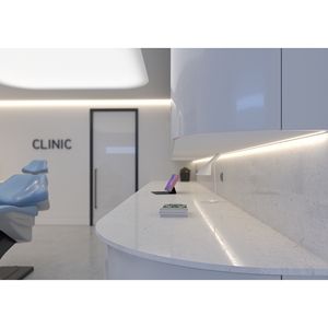 Custom Kitchen and Bathroom Vanity Tops Calacatta Quartz Natural Stone Countertops Carrara Calacata Hotel Project Prefab Cut - Product Image 1