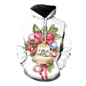 Último estilo hombres impreso verde sudaderas con capucha invierno Navidad Venta caliente Popular cálido pulóver sudaderas con capucha tendencia producto sudaderas con capucha - Product Image 5