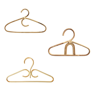 Vente en gros cintre tissé en rotin naturel ameublement de maison décoration de luxe - Product Image 2