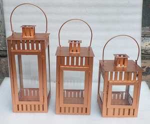 Farol de Latón Tradicional de Nuevo Diseño con Acabado de Recubrimiento en Polvo Blanco para Decoración de Jardín, Colgante y de Mesa - Product Image 5