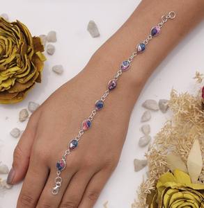 925 Sterling Silver Handmade Gemstone Turquoise Spinner <b>Bracelet</b> 925 Solid Stamped Designer Best Quality Wedding Gift Jewelry - Product Image 4