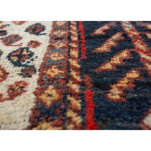 Tapis en laine noués à la main Nuray Ivory Pae-4858, motif géométrique abstrait, 10 mm, pour salon, couloir, technique Tabriz, rectangulaire - Product Image 3