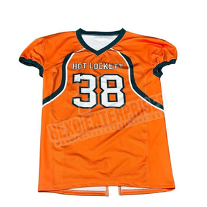 Vente chaude d'uniforme de football américain de haute qualité fabriqué en usine avec des couleurs personnalisées fabriquées au Pakistan Maillot de football américain - Product Image 1