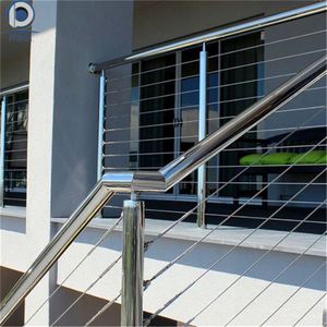 Primo prezzo a buon mercato ringhiera in metallo senza vetro per balcone filo balaustra - Product Image 4