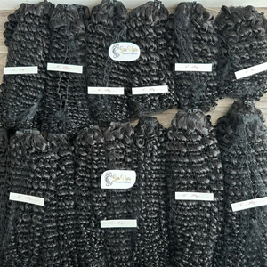 Chaude 100% Naturel Vietnamien Remy Extensions De Cheveux De Haute Qualité 10-28 Pouces Bundles Profonde Bouclés Cuticule Aligné Machine Trame Top - Product Image 4