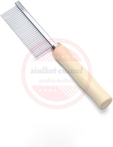 หวีกำจัดเห็บเหาทำจากไม้สำหรับสัตว์เลี้ยงหวีกำจัดเห็บหมัดสำหรับสุนัขแมว - Product Image 2