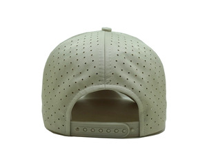 Gorra Snapback Beige al por Mayor para Bordado Personalizado, Corte Láser, de Alto Rendimiento, Color Arena Liso - Product Image 3