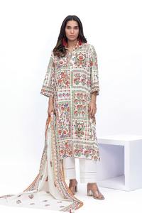 2025 vestido de algodón de césped bordado completo de alta calidad para mujer MOQ bajo venta al por mayor hecho en fábrica Shalwar Kameez conjunto indio pakistaní - Product Image 3