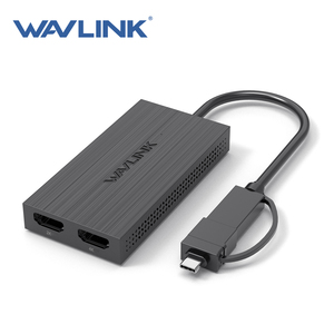 Mới đến Wavlink ug7602hc <span class=keywords><strong>USB</strong></span> Một <span class=keywords><strong>USB</strong></span> C gương/mở rộng chế độ hiển thị kép Splitter <span class=keywords><strong>USB</strong></span> để <span class=keywords><strong>HD</strong></span> mi <span class=keywords><strong>Adapter</strong></span> - Product Image 3