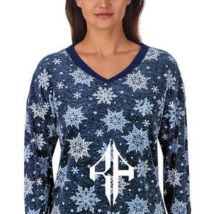 Pijama de Manga Larga y Pantalones Cortos para Mujer, Ropa de Dormir de Alta Calidad, Transpirable, de Secado Rápido, Tallas Grandes a Precios Económicos - Product Image 5