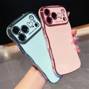 Étui de téléphone Lichicase multicolores en option, cadre texturé ondulé électro-plaqué pour Samsung A24 A25 A34 A35 A54 A55, <span class=keywords><strong>coque</strong></span> de protection - Product Image 5