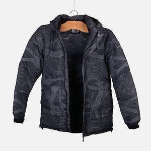 Navigate Phungphuk Chaqueta de invierno reversible de talla grande impermeable con capucha Cierre de cremallera Logo Imprimir Decoración Estilo FXDD - Product Image 6