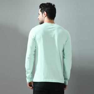 Camiseta de Manga Larga de Punto 100% Algodón para Hombre y Mujer - Cómoda, Informal, Transpirable, de Secado Rápido con Servicio OEM - Product Image 2