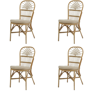 Silla de Comedor Dove Bamboo - Diseño Modular Acolchado Moderno para Uso Escolar y Doméstico - Product Image 3