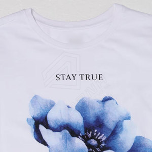 Camisetas de mujer casuales en el mejor precio Camisetas de mujer baratas con logotipo personalizado al por mayor - Product Image 4