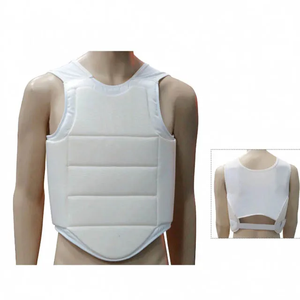 Karate Chest <b>Guard</b> Protective Rib Vest Martial Arts Training Body <b>Shield</b> Taekwondo Kickboxing Sparring Gear Durable Safety - Product Image 5