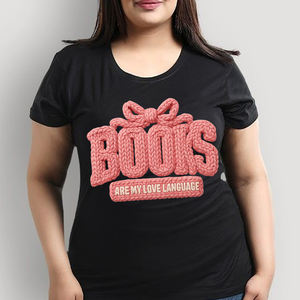 Vinilo Termotransferible Lavable para Impresiones, Tendencia 2026, Día de San Valentín, 'Los Libros Son Mi Idioma del Amor' - Product Image 2