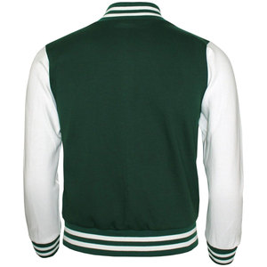 High Quality Men Varsity <b>Jacket</b> 100% Fleece <b>Patchwork</b> Chenille Embroidery Lightweight Letterman <b>Jacket</b> Customized Logo Printing - Product Image 2
