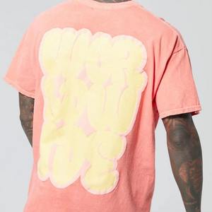 Camisetas de gimnasio de talla grande para hombre de marca personalizada, camisetas de gran tamaño, sudaderas con capucha musculares, manga corta, deportes, poliéster/algodón, antiarrugas rápido - Product Image 3